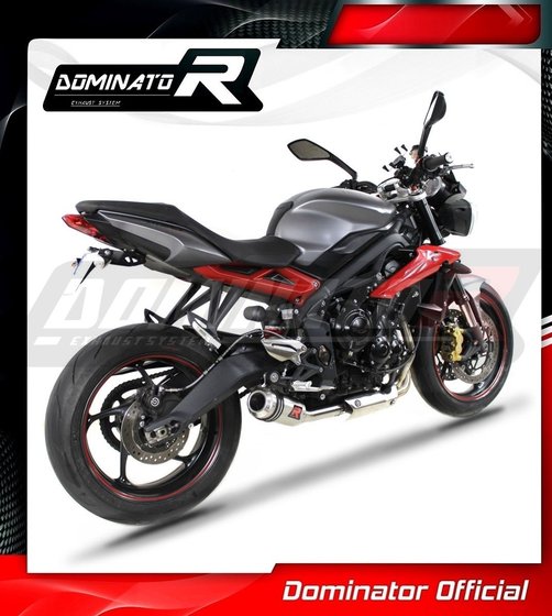 STREET TRIPLE 675 (2013 - 2016) exhaust silencer gp | Dominator