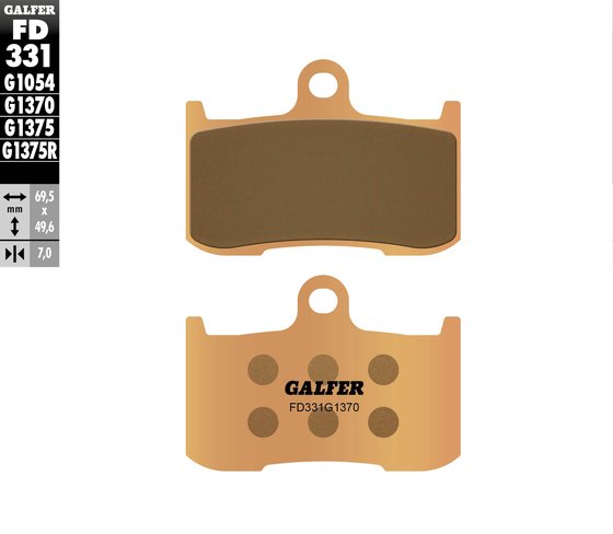 SPRINT ST 1050 (2005 - 2011) street sinter brake pad | GALFER