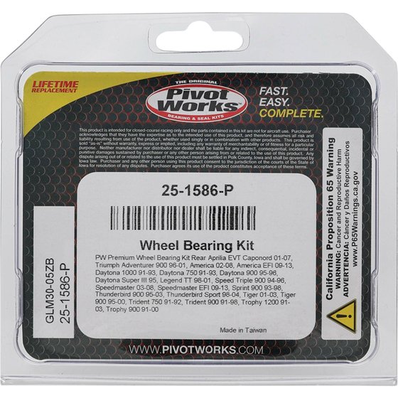 DAYTONA 1000 (1991 - 1993) wheel bearing kit rear | All Balls