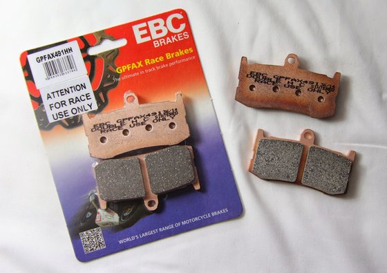 DAYTONA 675 R (2013 - 2016) gpfax sintered road brake pads | EBC