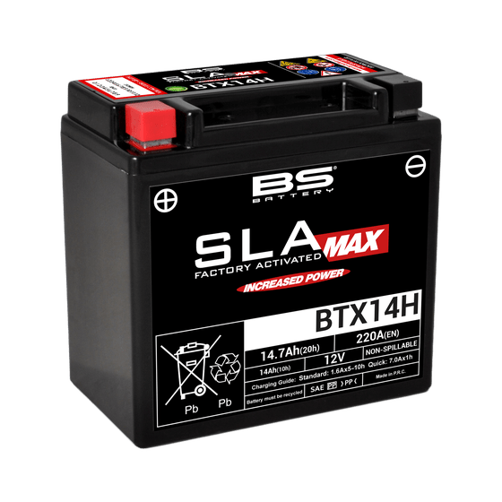 TIGER 955 (2001 - 2006) btx14h sla max battery | BS BATTERY