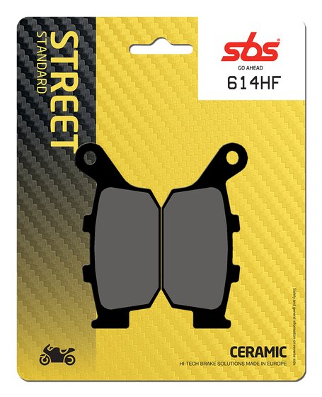 STREET TRIPLE 675 R (2009 - 2012) brakepads ceramic | SBS