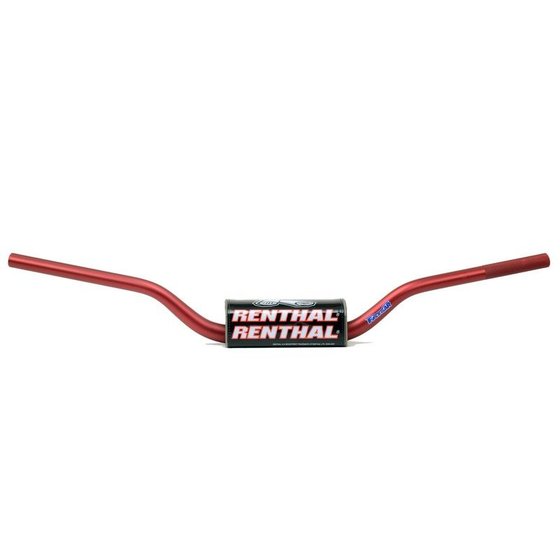 TIGER 800 XRX (2015 - 2020) renthal fatbar 604 rc red handlebar | RENTHAL