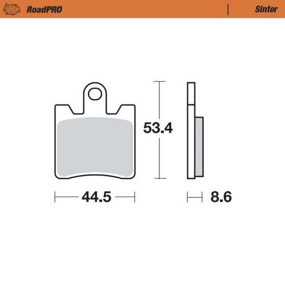 TROPHY 1200 (1996 - 2017) sintered front brake pad | MOTO-MASTER