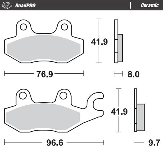 TROPHY 1200 (1996 - 2003) ceramic brake pad | MOTO-MASTER