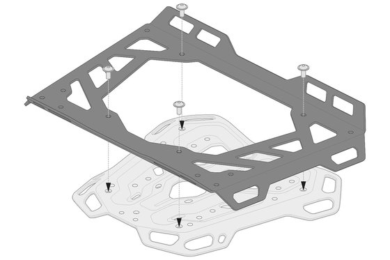 TIGER 800 XR (2015 - 2020) adventure-rack extension for luggage | SW-MOTECH