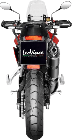 TIGER 900 RALLY PRO (2020 - 2022) lv one evo black edition slip-on muffler | LEOVINCE