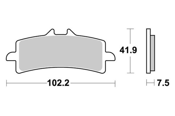 ROCKET 3 GT (2019 - 2022) sbs brakepads dual sinter | SBS