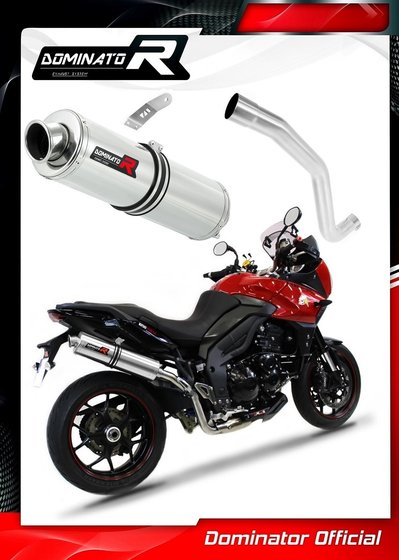 TIGER 1050 (2016 - 2020) exhaust silencer round | Dominator