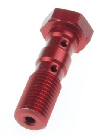 SPEED TRIPLE 900 (1994 - 1996) double banjo bolt m10x1.25 red | TRW