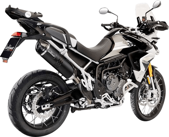 TIGER 900 (2020 - 2022) lv one evo black edition slip-on muffler | LEOVINCE