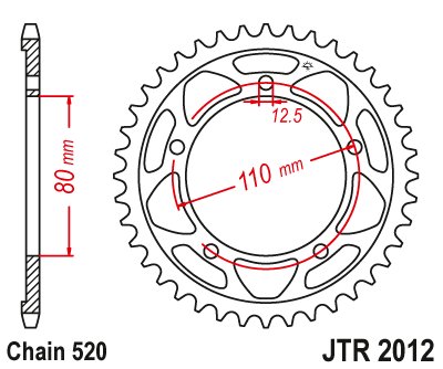 BONNEVILLE AMERICA (2016 - 2017) steel rear sprocket | JT Sprockets