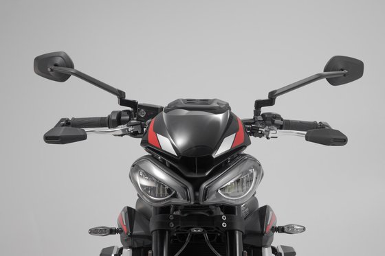 STREET TRIPLE 660 S (2018 - 2019) lever guards with wind protection | SW-MOTECH