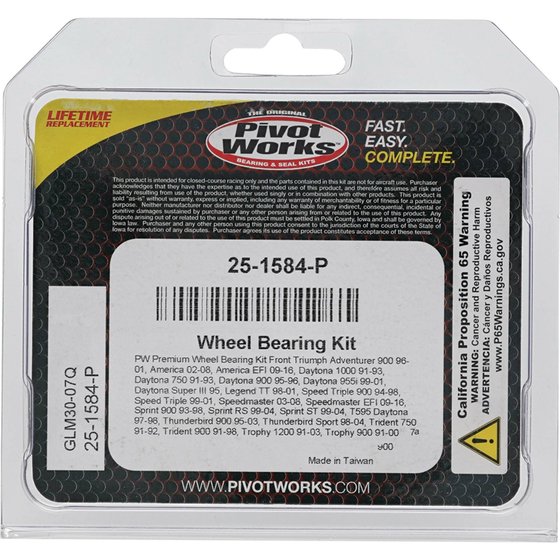 DAYTONA 900 (1995 - 1996) wheel bearing kit front | All Balls