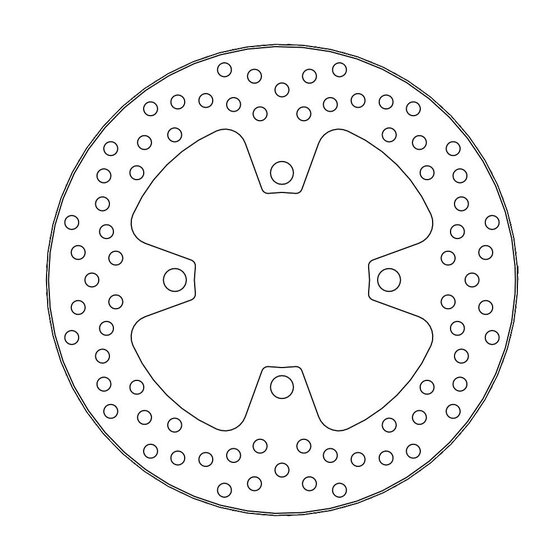 DAYTONA 675 (2006 - 2017) moto-master halo brakedisc rear triumph: daytona 675 abs | MOTO-MASTER