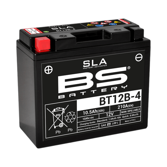 TIGER 1050 (2007 - 2019) bt12b-4 sla 12v 210 a battery | BS BATTERY