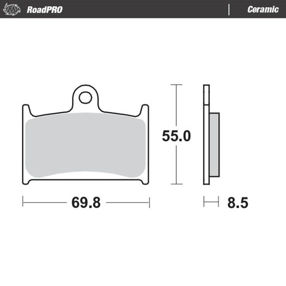 DAYTONA T 595 (1997 - 1998) ceramic brake pad | MOTO-MASTER