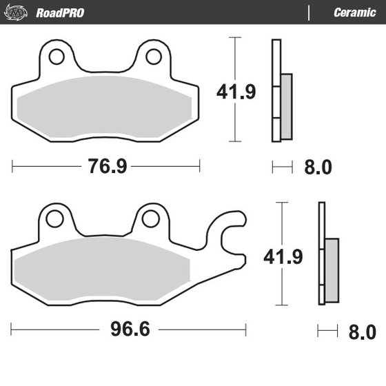 SPEED TRIPLE 900 (1994 - 1996) ceramic brake pad | MOTO-MASTER