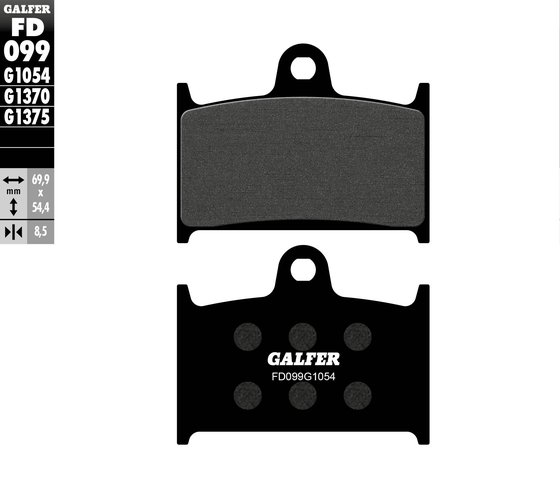 TRIDENT 900 (1992 - 1998) semi-metal brake pad | GALFER