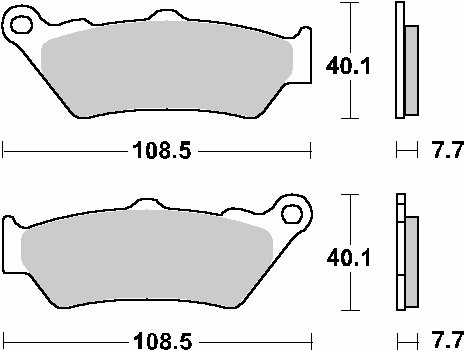 THUNDERBIRD STORM 1700 (2011 - 2018)  sbs brakepads racing sintered | SBS