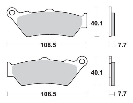 SCRAMBLER 1200 XE (2019 - 2023) brakepads sintered | SBS