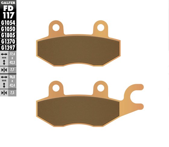 SPRINT RS 955 (2000 - 2004) street sinter brake pad | GALFER