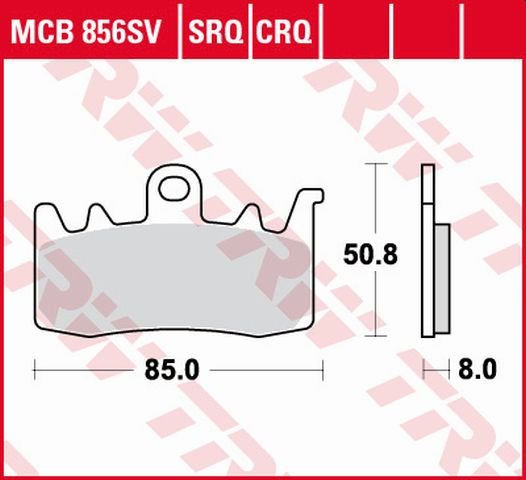 TIGER EXPLORER 1200 XR (2016 - 2020) sintered metal front brake pads | TRW