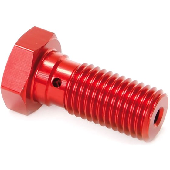 SPEED TRIPLE 900 (1994 - 1996) red banjo bolt m10x1.25 | TRW