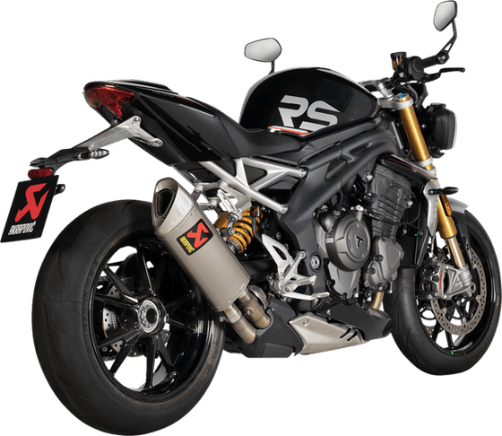 SPEED TRIPLE 1200 RS (2021 - 2024) slip-on line muffler | AKRAPOVIC