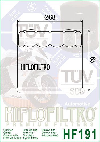 TT 600 (2000 - 2005) alyvos filtras | Hiflofiltro