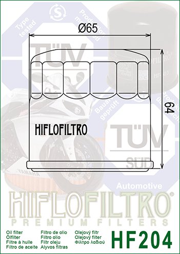 BONNEVILLE T100 (2005 - 2020) alyvos filtras | Hiflofiltro