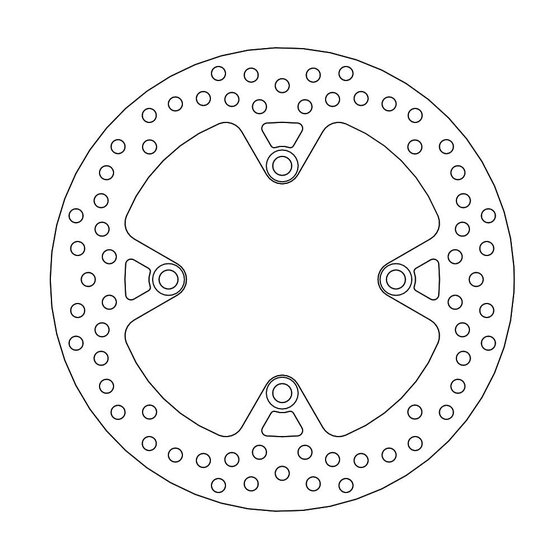 TIGER 1050 (2007 - 2020) moto-master halo brakedisc rear tiger 1050 | MOTO-MASTER