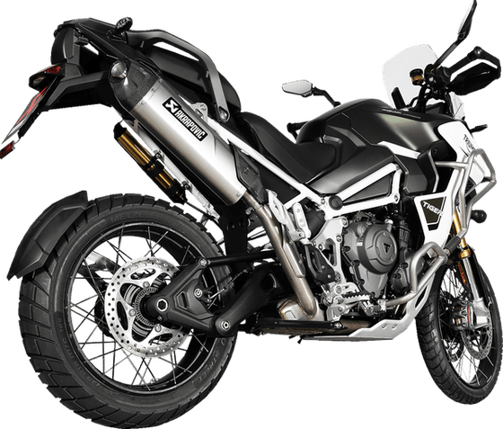 TIGER 1200 GT PRO (2022 - 2024) slip-on line muffler | AKRAPOVIC