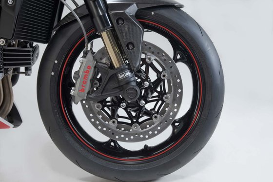 SPEED TRIPLE 1050 RS (2019 - 2020) front axle slider set | SW-MOTECH