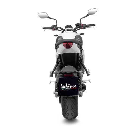 TRIDENT 660 (2021 - 2022) lv one evo carbon exhaust system with cat | LEOVINCE