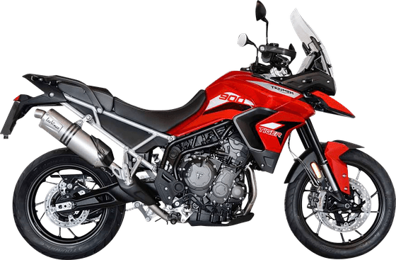 TIGER 900 RALLY PRO (2020 - 2022) lv one evo slip-on muffler | LEOVINCE