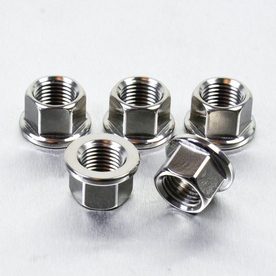 TIGER 900 (1998 - 2001) stainless steel sprocket nut 12x1.25 5-pack | PRO BOLT