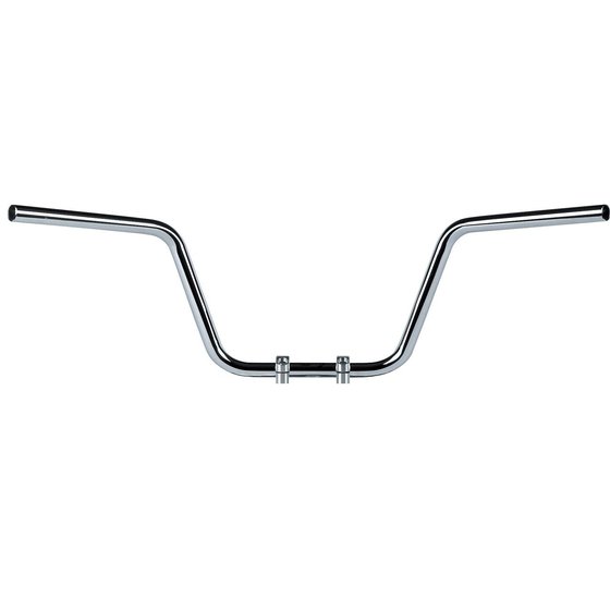 BONNEVILLE T100 (2000 - 2015) steel chrome plated apehanger handlebar with cable indent - 1" diameter | TRW